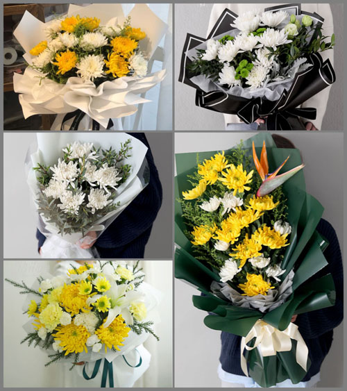 广东肇庆市高要区禄步镇平水村白事花束代送